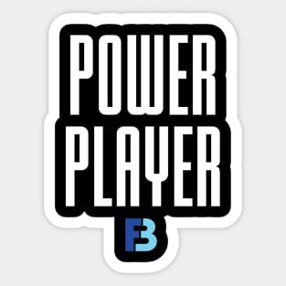 Power Player Sticker